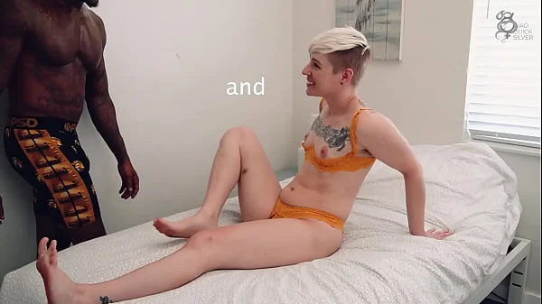 Dante Fucks Jaq: hung lean muscular guy fucks blonde athletic tattood tomboy - TRAILER
