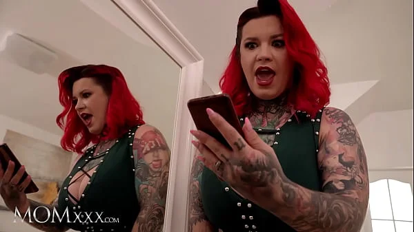 MOMxxx Huge natural tits alternative MILF Sabien Demonia hardcore fucking multiple orgasms