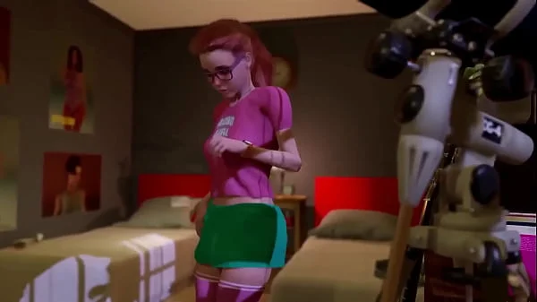 Hacker turned two pussies into cocks, 3D Animated Futa on Futa