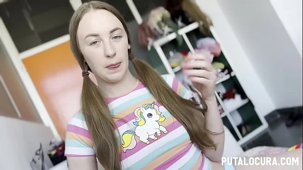 chica con coletas hace un sexo delicioso