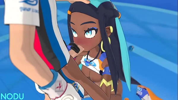 Nessa from pokemon gets fucked