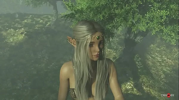 Misterious forest animation. Free version