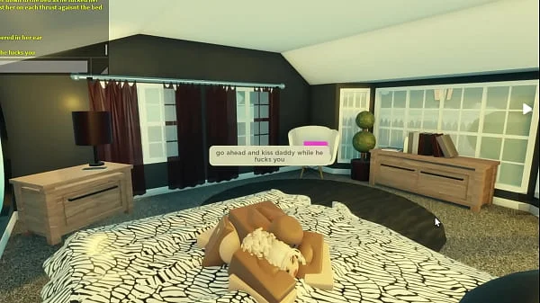 Blonde fucked by BBC in ROBLOX