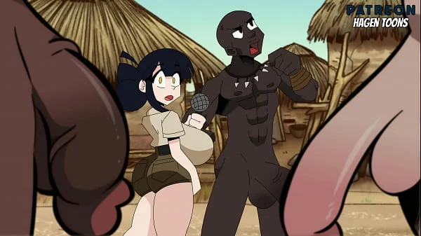 Audrey and the Big Dick Tribe (Made by Hagen Toons) (Full HD)