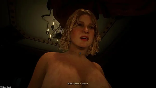 RDR2 Porn - Karen riding Arthur's dick