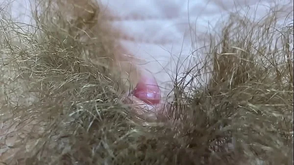 New Hairy pussy big clit compilation closeup amateur