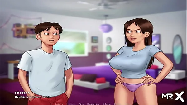 SummertimeSaga - Jerking Off On Parents Bed With Mature Woman's Panties E1 # 36