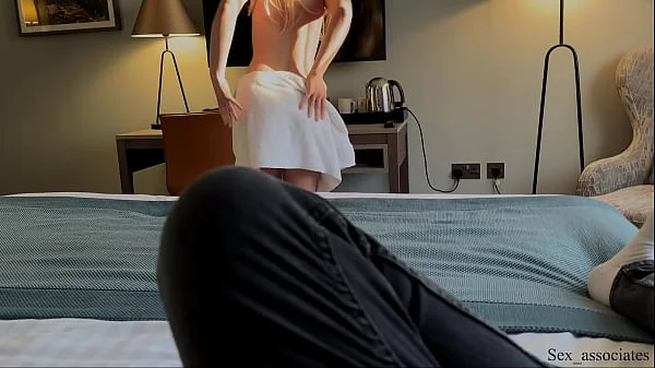 Hot Stepmom And Son Share a Bed In A Hotel