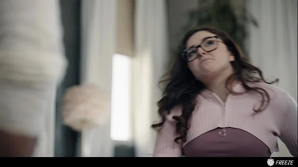 Step Daddy Freezes Stepdaughter And Fucks Her To Multiple Orgasms