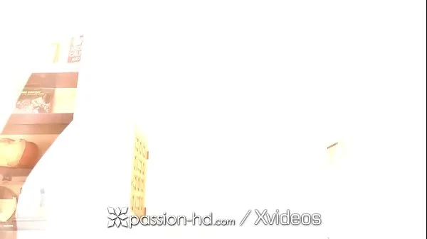 PASSION-HD Horny Ebony Slut Fucks Big White Dick
