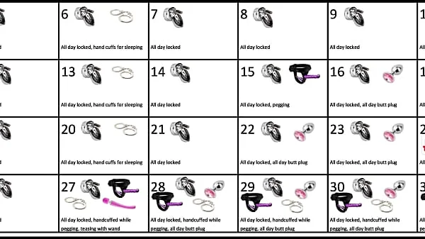 Locktober 2020 - The tasks that each proper chastity slave should perform that month of the year. You have to follow all the tasks consistently. You must not skip any task. Any task you miss for whatever reason, means your dick stays locked an extra day.