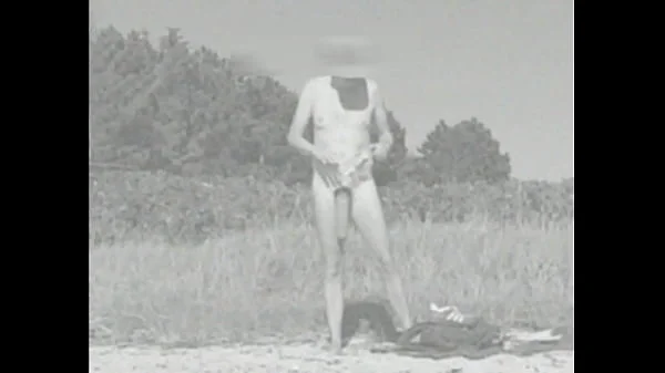 Huge flaccid cock - East German nude beach