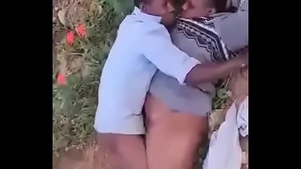 Old couple fucking outdoor in South Africa