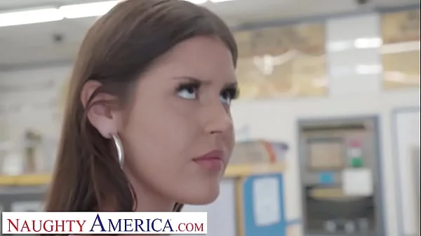 Naughty America - Catalina Ossa gets dick from stranger while washing her dirty clothes