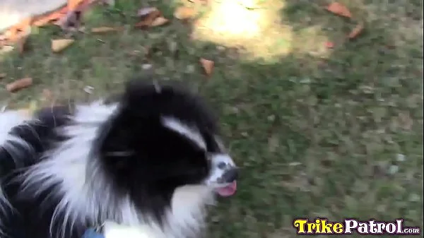 TRIKEPATROL Busty Filipina Takes Walking Break To Suck Strangers Dick
