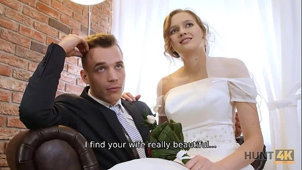 HUNT4K. For cash mature guy gets the opportunity to fuck pretty bride