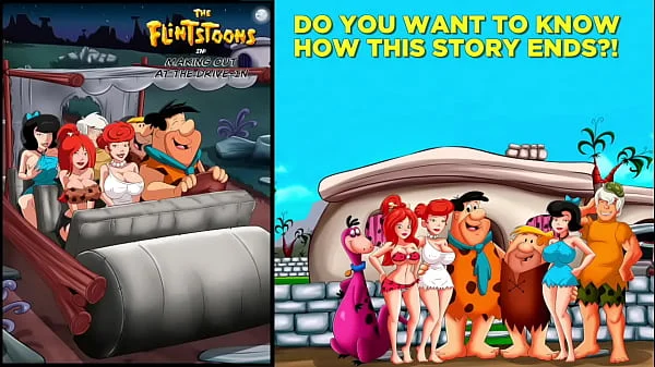 Making out at the drive-in - The Flintstoons Tittle 05