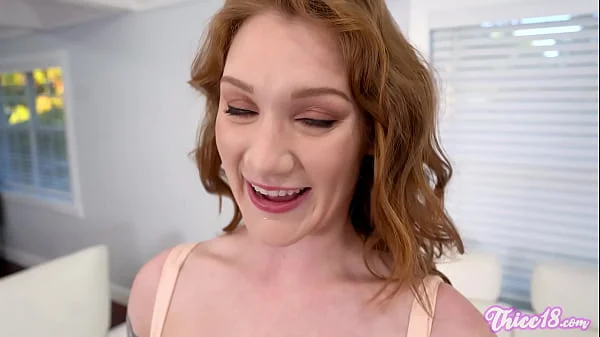 Thicc18 - Aria Kai - Casting and Creampie Thick Big Booty Redhead PAWG