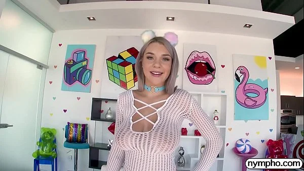 NYMPHO Busty teen Gabbie Carter gets a creampie