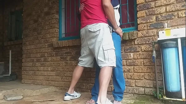 Came home from mcdonalds,we were so horny couldnt wait to fuck,so fucked in the front yard and ended up eating her massive creampie